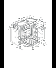 Схема №6 DEMW 9642 B с изображением Обшивка для духового шкафа DELONGHI 35C91B71D1