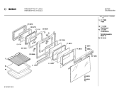 Схема №2 HBE636CFF с изображением Панель для плиты (духовки) Bosch 00272695
