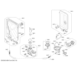 Схема №6 SPV53M40EU SuperSilence с изображением Передняя панель для электропосудомоечной машины Bosch 00743832