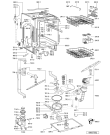 Схема №1 GSIK 6518 BR с изображением Обшивка для посудомоечной машины Whirlpool 480140100654