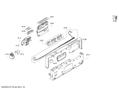 Схема №6 SRV55T34EU с изображением Модуль управления для посудомоечной машины Bosch 00649468