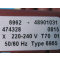 Вентиль для посудомоечной машины Gorenje 474328 474328 для Gorenje GDV664X (489861, DW16.2)