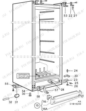 Взрыв-схема холодильника Rosenlew RPP912 - Схема узла C10 Cabinet