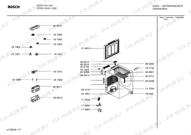 Схема №1 P1GSL1110S с изображением Холдер Bosch 00480616