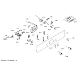 Схема №5 HBN33R551 с изображением Панель управления для плиты (духовки) Bosch 00662536