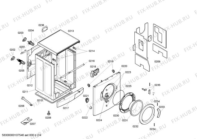 Схема №4 WFO3250NL Maxx WFO 3250 с изображением Панель управления для стиралки Bosch 00442630