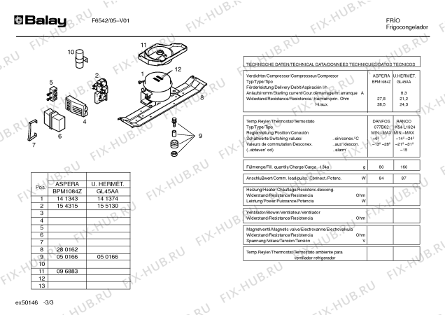 Схема №3 F6542 с изображением Декоративная панель для холодильника Bosch 00289626