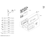 Схема №3 WM12E020EE с изображением Ручка для стиралки Siemens 00642235