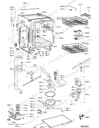 Схема №2 ADP 4451 с изображением Микромодуль для посудомойки Whirlpool 480140102853