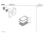 Схема №4 HSW202CRF, HSW202CRF с изображением Передняя часть корпуса для духового шкафа Bosch 00360687