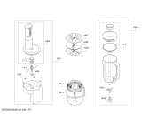 Схема №4 MUM59N26DE HomeProfessional с изображением Корпус для кухонного комбайна Bosch 00742598