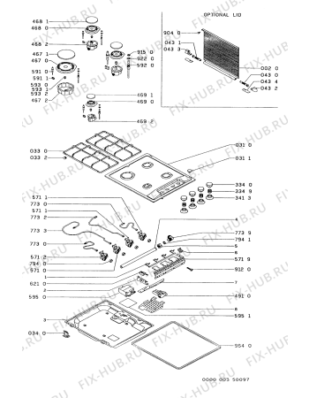 Схема №2 AKG 091/WH/01 с изображением Труба для плиты (духовки) Whirlpool 481931038856