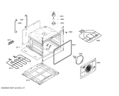 Схема №7 HL444240K с изображением Фронтальное стекло для духового шкафа Siemens 00681040