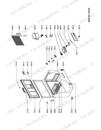 Схема №1 GTN 4110 с изображением Панель Whirlpool 481245228399