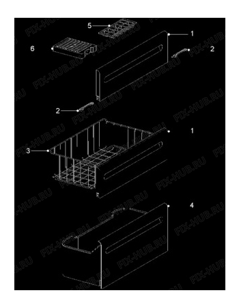 Взрыв-схема стиральной машины Electrolux EU0946T/CH - Схема узла Furniture