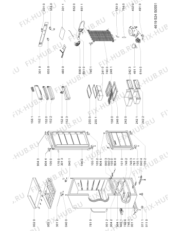 Схема №1 ARC55301 (F091987) с изображением Наставление для стиралки Indesit C00359335