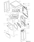 Схема №2 TRAK STUTTGART/2 с изображением Декоративная панель для сушилки Whirlpool 481245215092