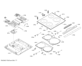 Схема №7 HC748233U с изображением Стеклокерамика для плиты (духовки) Siemens 00712054