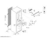 Схема №4 K5880X0 с изображением Дверь морозильной камеры для холодильника Bosch 00680170