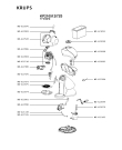 Схема №1 KP2105CH/7Z0 с изображением Крышечка для кофеварки (кофемашины) Krups MS-622528