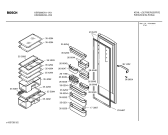 Схема №2 KSR3895 с изображением Передняя панель для холодильника Bosch 00361449