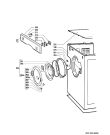 Схема №3 AWG 255 с изображением Клавиша для сушильной машины Whirlpool 481241029162