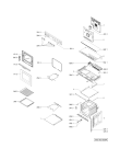 Схема №1 AKL380ZW AKL 380/NB с изображением Обшивка для плиты (духовки) Whirlpool 481945349881