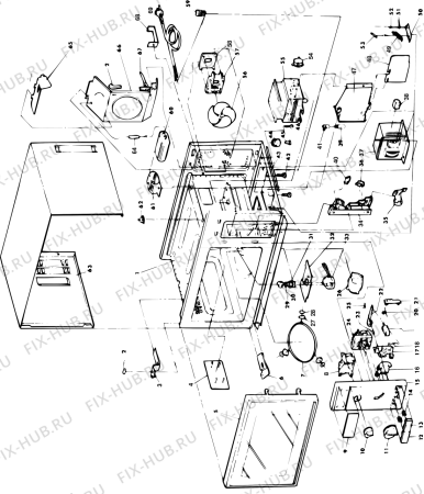 Схема №3 MO554T (F003608) с изображением Всякое для холодильника Indesit C00026506