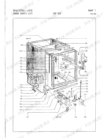 Схема №10 GM165160 с изображением Гайка для электропосудомоечной машины Bosch 00322682