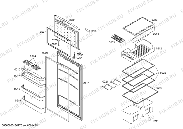 Схема №3 P1KCS3703D с изображением Шильдик для холодильника Bosch 00605543