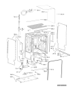 Схема №5 KDSCM 82130 с изображением Панель для посудомойки Whirlpool 481010795102