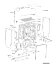 Схема №5 ADPL 9875 IX с изображением Запчасть для электропосудомоечной машины Whirlpool 481010742560