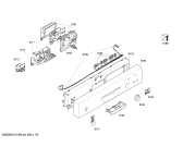 Схема №6 SGS44E62EU с изображением Передняя панель для посудомоечной машины Bosch 00662259