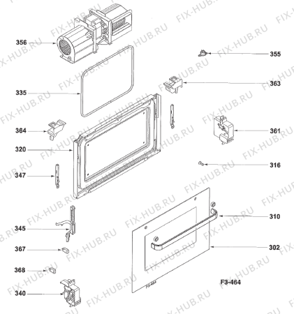 Взрыв-схема микроволновой печи Gorenje OC8430 AU   -Microwave oven (900002400, OC8430) - Схема узла 04