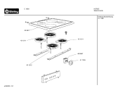 Схема №5 C1850 с изображением Кнопка для плиты (духовки) Bosch 00417250