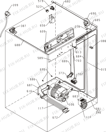 Взрыв-схема стиральной машины Frasa FMRL190600 (170878, PS33/120) - Схема узла 04
