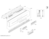 Схема №6 SN55M239EU с изображением Передняя панель для посудомойки Siemens 00745069