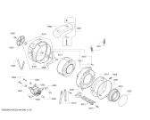 Схема №4 WLG16060UA Bosch Classixx 5 с изображением Рама люка для стиральной машины Bosch 00741581