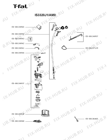Схема №1 IS3320J1/AM0 с изображением Ручка для электроутюга Seb CS-00134941