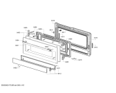 Схема №4 HSB738156A с изображением Решетка для духового шкафа Bosch 00791498