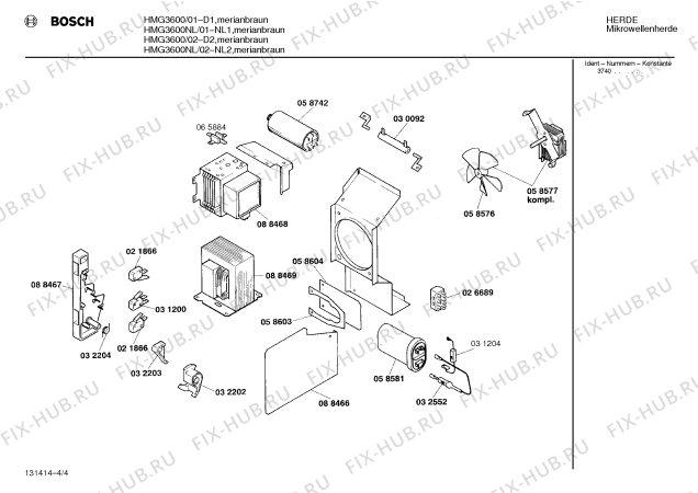 Схема №4 HMG3600NL с изображением Кнопка для микроволновки Bosch 00059673