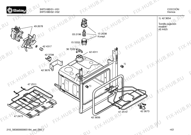 Схема №4 3HF508B с изображением Кнопка для электропечи Bosch 00424127