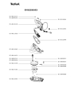 Схема №1 GV5223E0/23 с изображением Ручка для утюга (парогенератора) Tefal CS-00126334