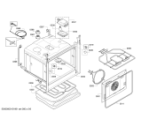 Схема №6 E96E63N1MK с изображением Переключатель для электропечи Bosch 00618534