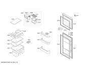 Схема №4 3FF3450MI с изображением Дверь морозильной камеры для холодильной камеры Bosch 00777981