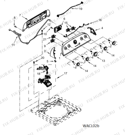 Схема №4 4KWTW4845FW с изображением Всякое для стиралки Whirlpool 488000523781