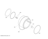 Схема №5 WTE8430SGB с изображением Опорная рама барабана для электросушки Bosch 00246103