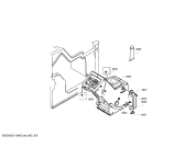 Схема №7 TCA6401 Benvenuto B40 с изображением Передняя часть корпуса для электрокофемашины Bosch 00679274