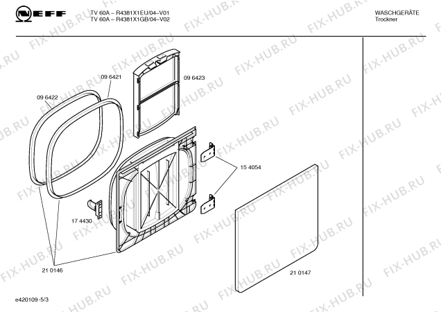 Схема №5 R4381X1GB TV 60 A с изображением Переключатель для сушилки Siemens 00175746