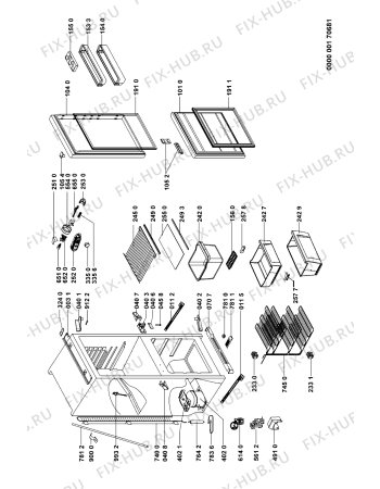 Схема №1 ARL7603 (F090467) с изображением Руководство для холодильной камеры Indesit C00357566